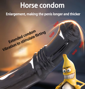 Juguetes Sexuales para Hombres Adultos, Condón Reutilizable de TPE con Vibrador y Masajeador, Extensor de Pene para Agrandamiento y Retraso de la Eyaculación - Product Image 5