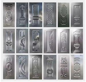 Dernières conceptions de revêtements de porte en acier moulé, revêtements de porte en acier laminé à froid, tôles d'acier estampées - Product Image 5