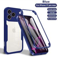 Coque de téléphone à protection intégrale 360° avec découpe de précision, vente en gros d'usine, best-seller pour iPhone 17 Pro Max, 15 Pro Max, 14