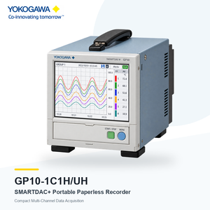โยโกกาว่า GP10-1C1H/UH เครื่องบันทึกแบบพกพาไร้กระดาษขนาด 5.7 นิ้ว แบบโมดูลาร์ พร้อมพอร์ต USB สำหรับกระบวนการควบคุมอุณหภูมิ รองรับ OEM/ODM - Product Image 1