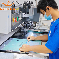 Machine à coudre laser LETSEW LF-Q7 pour poches zippées, vente directe usine Chine, équipement breveté, 1400 pièces/jour, économisez 5 ouvriers, recherchez un agent