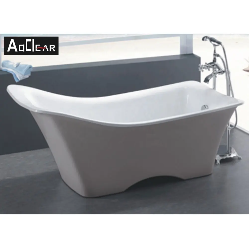 Aokeliya cheap large oversized dimensions freestanding bathtub in singapore