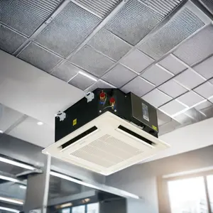 Hvac Climatizzatore 4 vie soffitto a cassette aria-acqua fancoil agua unidad de fan coil unit 2 tubi prezzo per pompa di calore