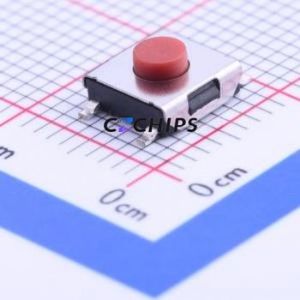 K2-1157SP-C4SB-01 Tactile Switch SMD Switch Single Pole Single Throw Round Button 2.5N Vertical Mount - Product Image 1