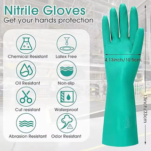 <span class=keywords><strong>Gants</strong></span> de travail de sécurité en nitrile, <span class=keywords><strong>chirurgicaux</strong></span>, 12 pouces, sans poudre, jetables, couleur bleue, manchette longue, <span class=keywords><strong>gants</strong></span> en nitrile - Product Image 1