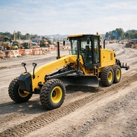 Niveleuse à moteur lourde ST-21, moteur Cummins 160 kW, équipement de construction routière