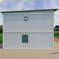 Villa duplex 40 pieds, maison modulaire préfabriquée en conteneur détachable, respirante, blanche, pour jardin, appartement, chambre, atelier, salon