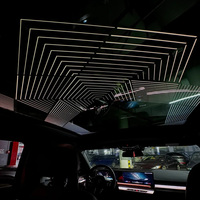 Toit ouvrant panoramique avec éclairage d'ambiance pour BMW Série 5 G60 |   Synchronisation avec la voiture d'origine, 11 couleurs, ambiance personnalisée, ajustement sur mesure