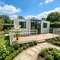FLKT Villa Modulaire Préfabriquée en Acier Léger Certifiée CE, Écologique, avec Chambre, Maison Conteneur Extensible 20ft 40ft pour Habitation