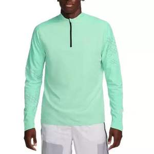 Giacca Sportiva da Uomo con Mezza Zip e Protezione Solare - Abbigliamento Tecnico Traspirante da Esterno a Maniche Lunghe con Collo Alto ad Asciugatura Rapida - Product Image 2