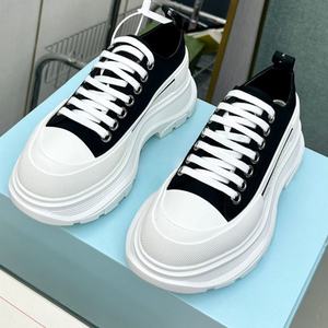 Chaussures de sport de luxe de haute qualité, noires, en maille, à semelles épaisses, à lacets, pour la marche, de marque célèbre, décontractées, tendance et stylées - Product Image 2