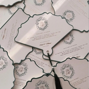 Étiquettes d'emballage personnalisées cartes de remerciement cartes de <span class=keywords><strong>mariage</strong></span> invitations de <span class=keywords><strong>menu</strong></span> avec formes et couleurs personnalisées - Product Image 4