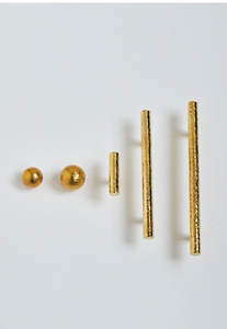 Manijas y Perillas de Latón de Alta Calidad con Diseño de Martillo para <span class=keywords><strong>Muebles</strong></span> de Dormitorio, Barra en T de un Solo Orificio para Gabinetes de <span class=keywords><strong>Cocina</strong></span>, Duraderas - Product Image 6