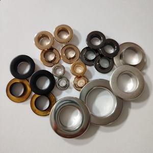 <span class=keywords><strong>Ojales</strong></span> <span class=keywords><strong>grandes</strong></span> de Metal plano de latón personalizados de alta calidad, venta al por mayor, accesorios de ropa, <span class=keywords><strong>ojales</strong></span> para cortinas y prendas - Product Image 2