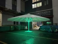 Offre Spéciale personnalisé grande taille 5x5m 6x6m 7x7m énorme parapluie extérieur bière café boisson bar parasol télescopique parasol