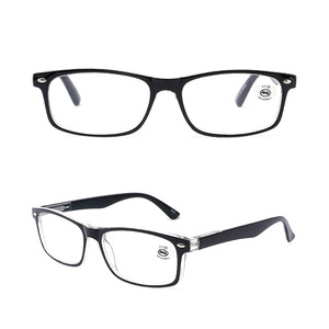 Lunettes de lecture unisexes simples, rectangulaires, classiques, avec rivets décoratifs, pour hommes - Product Image 2