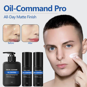 Ensemble de soins de la <span class=keywords><strong>peau</strong></span> de contrôle et d'hydratation de l'huile pour hommes en gros d'usine, contenant des acides aminés, niacinamide, ensemble de soins de la <span class=keywords><strong>peau</strong></span> blanchissant - Product Image 4