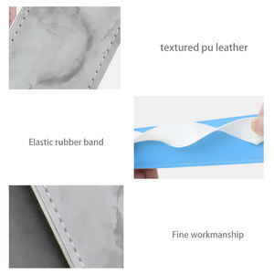 Kotak Pensil Karet Gelang Kulit PU Kustom, Tempat Pena Notebook Gesper Elastis Ramah Lingkungan Kantor Sekolah - Product Image 6