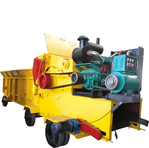 Diesel Multifungsi Chipper Kayu Kapasitas Besar Palu Pabrik Kayu