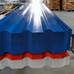 Fabrika Çıkışı 10mm Kalınlığında Boşluklu PVC Çatı Kaplaması Isıya Dayanıklı Korozyon Önleyici Su Geçirmez Oluklu Levha Modern Endüstriyel - Product Image 1