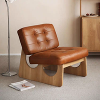 Ensemble de fauteuils de salon modulaires en bois massif, faits à la main, en cuir de luxe, capitonnés, durables, ergonomiques, inclinables, pour salle à manger