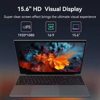 Ordinateur portable de haute qualité 15,6 pouces I7, nouveau processeur Intel, ordinateur portable anglais pour étudiants, bureaux, entreprises