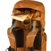 Sac à dos de randonnée imperméable de grande capacité 65L pour hommes et femmes, idéal pour l'alpinisme et le camping, avec système de dos suspendu