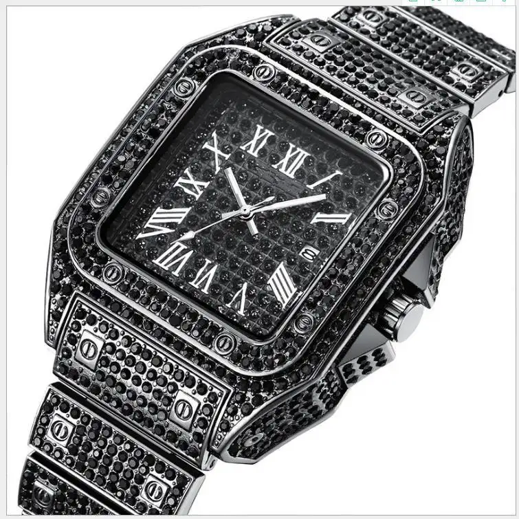 wholesale Ice out watches reloj para mujer men wrist diamond watch reloj de hombre watch men