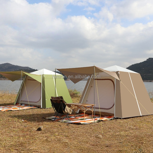Tente de <span class=keywords><strong>camping</strong></span> familiale de haute qualité, double couche, imperméable, pour <span class=keywords><strong>4</strong></span> personnes, vente en gros - Product Image 4