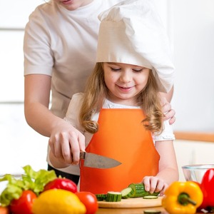 Đầy Màu sắc Tạp dề cho trẻ em dùng một lần không thấm nước dầu bằng chứng cho trẻ em sơn nấu ăn ăn giảng dạy lớp học nghề Dã Ngoại - Product Image 6