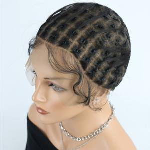 Gorro de Peluca de Encaje Completo <span class=keywords><strong>con</strong></span> <span class=keywords><strong>Trenzas</strong></span> de <span class=keywords><strong>Crochet</strong></span>, Transpirable, para Extensiones de Cabello, Tejido de Encaje, Línea de Cabello Natural, Rastas, Gorros para Trenzar Cabello - Product Image 2