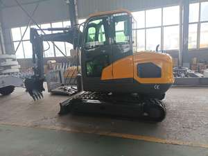 Mini-excavatrice de 4 tonnes en stock, excavatrice sur chenilles, modèle 40, petite pelle pour le désherbage dans les cours et les champs - Product Image 4