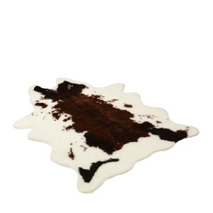 Faux Cowhide <b>Rug</b> Novelty Shape Machine Washable For Living Room Bedroom - Product Image 5