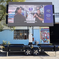 Sewa Layar LED P3.91 Ukuran 7x4m, Video Wall Besar Panel 3.91mm, Trailer Iklan, Kendaraan Mobile, Latar Panggung Luar Ruangan