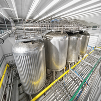Cuve de Fermentation Conique TONSEN 300HL en Acier Inoxydable pour Bière Artisanale et Vin, Fermenteur à Double Enveloppe 2000L pour Usage en Restaurant