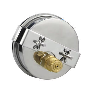 مقياس ضغط الهواء منخفض التكلفة سهل التركيب 60 ميجا باسكال نوع مشبك من الفولاذ المقاوم للصدأ - Product Image 3