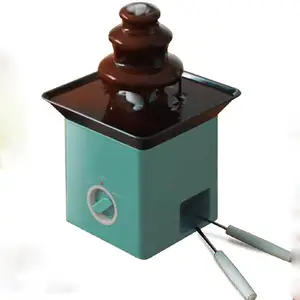 Fontaine à Fondue au chocolat approuvée GS/ETL, fontaine à chocolat de maison de taille Mini à 3 niveaux de haute qualité