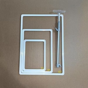 Retail Plastic Promotion Advertising <b>Poster</b> Sign Holder Board Floor Display Stand <b>Poster</b> <b>Frame</b> - Product Image 3