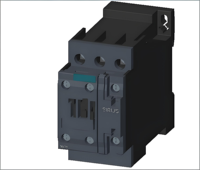 Contacteur de puissance Siemens 25A 11 KW/400 V 3 pôles 24VDC 1NC1NO Automatisation industrielle 50Hz 3RT2026-1BB40 en stock
