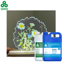 SANKIN mastic à verser en profondeur résine de coulée époxy époxy Art cristal résine transparente bricolage Art Transparent AB époxy artisanat bijoux époxy