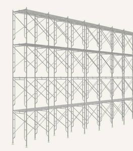Système d'échafaudages mobiles en acier galvanisé en forme de H, fabriqué en usine, pour la construction, échelles, échafaudages en acier galvanisé - Product Image 1