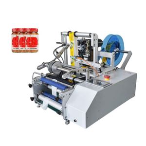 Máquina Etiquetadora Semiautomática de Escritorio Pequeña para Botellas y Cilindros Redondos de Vidrio y Plástico, Modo Manual Incluido - Product Image 1