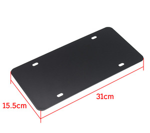 Portaplacas para Automóvil, Placa de Matrícula en Blanco para Transferencia Térmica, Especificaciones Estadounidenses, Placa de Matrícula con Diseño Personalizado por Sublimación, 2/4 Orificios - Product Image 2