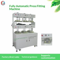 Machine de plastification entièrement automatique pour cahiers, avec distribution de colle, écran de pressage pneumatique à chaud et six stations