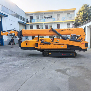 Yeni Tasarım 5 Bölümlü Vinç Kolu Paletli Örümcek Vinç Dar Alan Hidrolik Dizel 19m Kaldırma Yüksek Verimli - Product Image 5