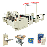 Máquina de Fabricación Pequeña, Máquina Automática para Rebobinar Papel Higiénico, Rollo de Papel Higiénico
