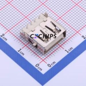 905-761A2032S10200 <b>USB</b> <b>Connector</b> Through hole Component (THT) <b>Connector</b> Type-A <b>USB</b> 2.0 Female Sink Board - Product Image 1