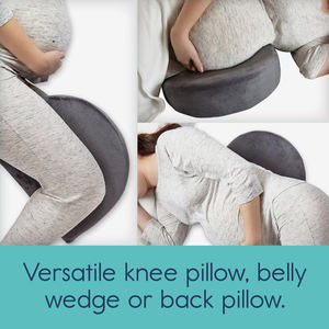 Almohada de viaje de espuma viscoelástica para el estómago, soporte para el vientre, almohada de maternidad en forma de cuña, cuña de <span class=keywords><strong>embarazo</strong></span> para dormir de lado - Product Image 2