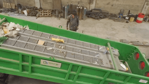 Conception robuste et solide du séparateur balistique pour la séparation des déchets 2D et 3D comme la bouteille en plastique et le papier - Product Image 5