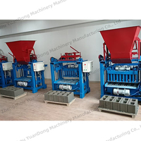 Machine Automatique à Briques Hydraulique de Ciment, Équipement de Fabrication de Blocs Creux en Béton avec Moteur 220V et Composants Essentiels d'Engrenage